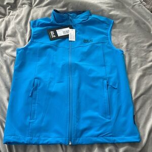 Jack Wolfskin Activate Vest - Brilliant Blue - men’s size M -NWT